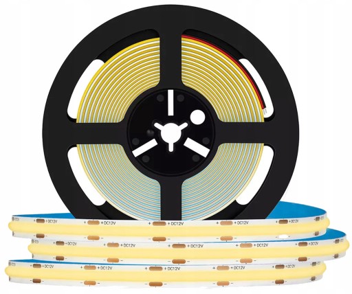 LED pás COB pás 12V 1 meter NEON LED line Neutrál nebliká