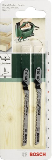 Listy do priamočiarych píl Wood T101AO Bosch 2 ks
