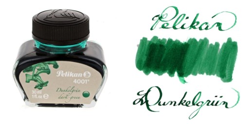 4001 atrament pre zelené pero 30ml PELIKAN