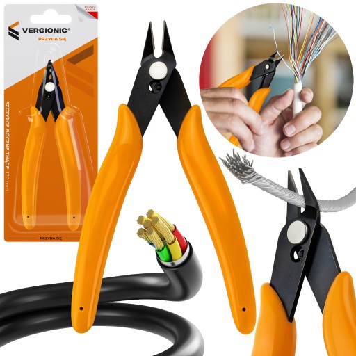 MINI bočné kliešte na strihanie drôtu kliešte presné kliešte 130 mm