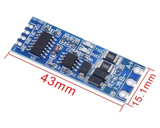 Modul prevodníka UART TTL na RS485