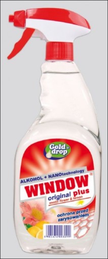 OKENNÁ 750ML TEKUTINA NA OKENNÁ TEKUTIVA EXOTICKÉ KVETY OCHRANA PRED ŠKRABÍNKAMI