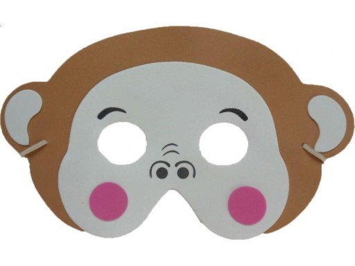 SUPER Maska Animals pena PM045 Monkey