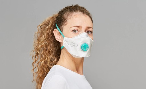 Plochá ochranná polomaska s ventilom BLS zero flat BLS Zer0 33 FFP3 R D