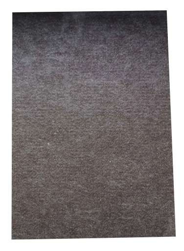 FILTOVÁ PODLOŽKA na vystrihovanie pod stoličky, nábytok, stoly, HNEDÁ 210 x 300 mm