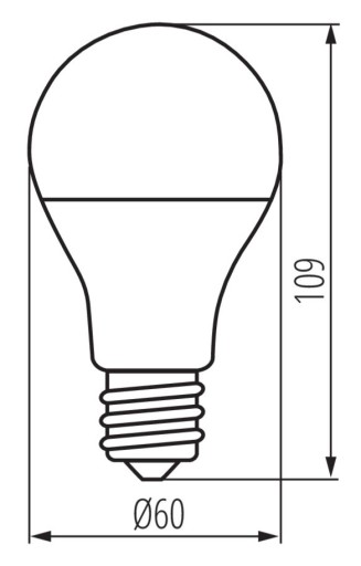 RAPIDv2 MAXX A60 LED žiarovka 9,5W-NW svetelný zdroj BASE E27 1050lm 4000K