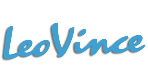 Vysekaná nálepka LEO VINCE modrá