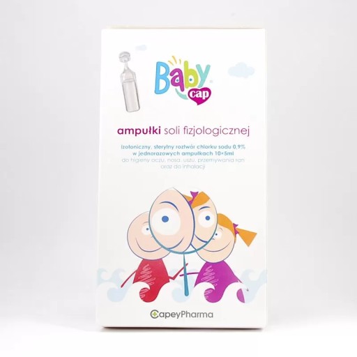 Babycap fyziologické ampulky 10 ampérov. 5 ml