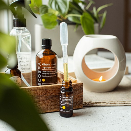 PRÍRODNÝ ÉTERICKÝ OLEJ CITRONOVÁ TRÁVA 10 ML AROMATHERAPY ECOSPA