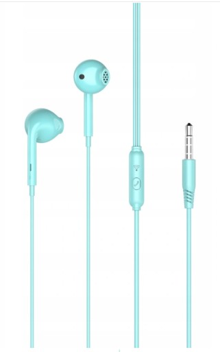 XO káblové slúchadlá EP28 jack 3,5 mm do uší zelené