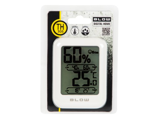 TEPLOMER MINI METEOSTANICA POČASIE HYGROMETER LCD SADA MAGNETOV NA BATÉRIU