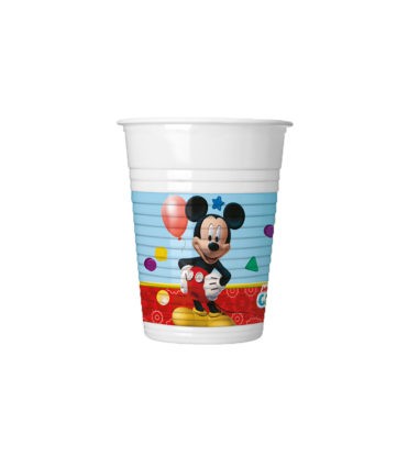 Mickey Mouse poháre Mickey Mouse plastové 8 ks.