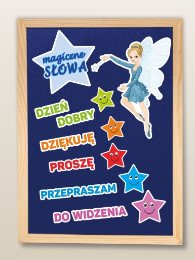 VÝZDOBA ŠKOLY, ŠKÔLKA ČAROVNÉ SLOVÁ WMS1