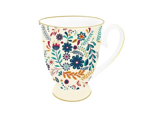 Porcelánový hrnček Florina Ville na stopke, 330 ml