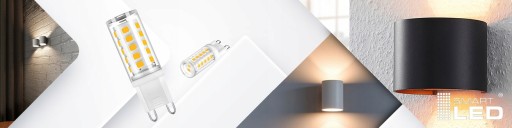LED žiarovka G9, silná 10W teplá biela 3000K