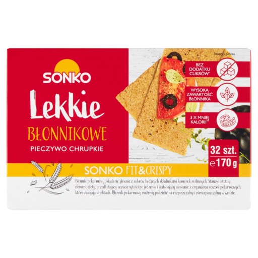 Chlieb Sonko z ľahkých vlákien 170 g x2
