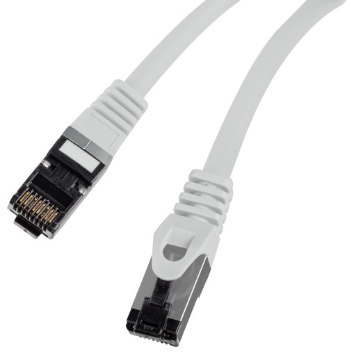 RJ45 SIEŤOVÝ KÁBEL CAT 8,1 CU 0,25 m 25 cm S/FTP