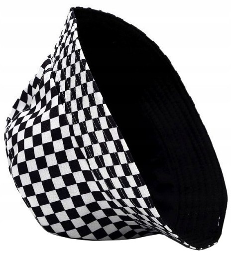 Klobúk FISHING BUCKET, obojstranný károvaný klobúk