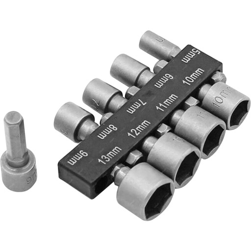 SADA ZÁSTRČNÝCH KĽÚČOV 5-13mm SILNÝ PRE SKRUTKOVAČ 9 KS