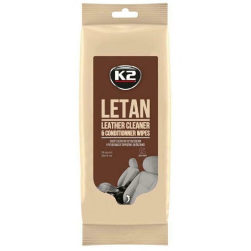 K2 Letan Wipes - Utierky na kožené čalúnenie