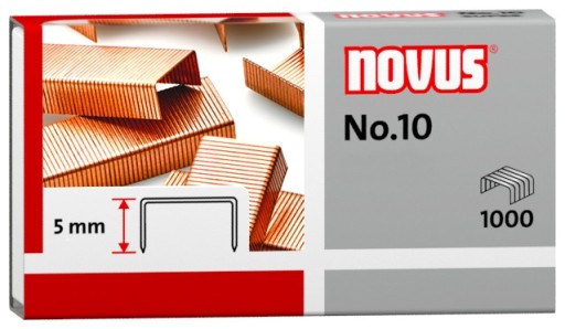 Kancelárske ZOŠÍVAČKY Náplne do zošívačky, sada 1000 KS Novus ZOŠÍVAČKY SOLIDLY