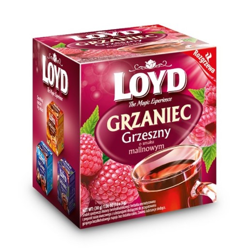Loyd Grzaniec Grzeszny malinový čaj 10x3g