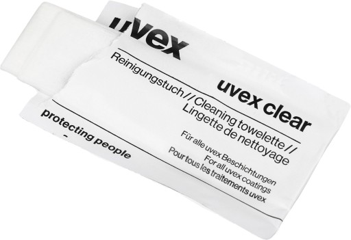 UVEX vlhčená obrúska na čistenie okuliarov