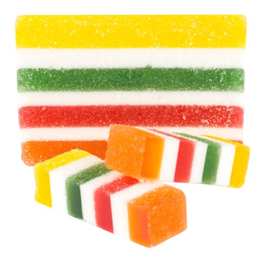 Dúhové želé 210 g Karamel