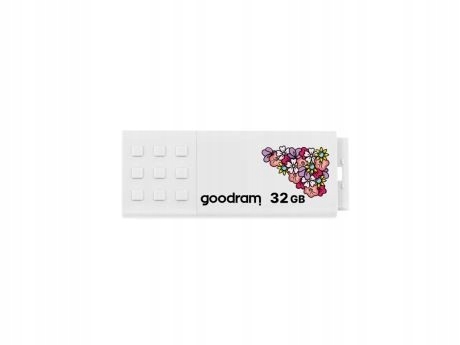 GOODRAM UME2 PENDRIVE MEMORY 32GB USB 2.0 WHITE