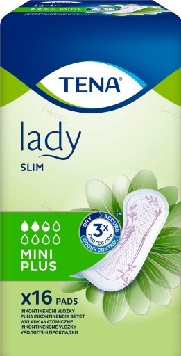 Tena Lady Slim Mini Plus absorpčné vložky 16 kusov