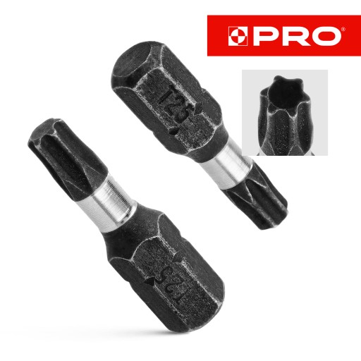 Nárazový bit Nárazové bity TX25 25mm | Nárazový bit pre skrutkovač 2 ks.