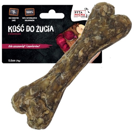 SITUOVANÝ MICHA PSÍ KOST, CHEEWARD, ŠTEŇA, 13,5 CM