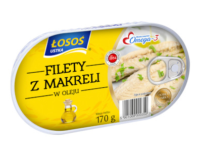 Filety z makrely v oleji Losos Ustka 170g