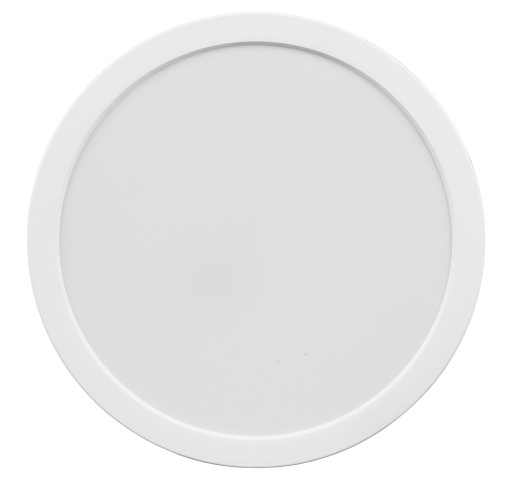 LED stropný panel, povrchová montáž, okrúhly, biely, 24 W, nebliká, CCD lampa