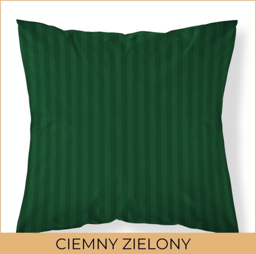 Obliečka na vankúš 40x40 Hotelowa DARK GREEN Damask