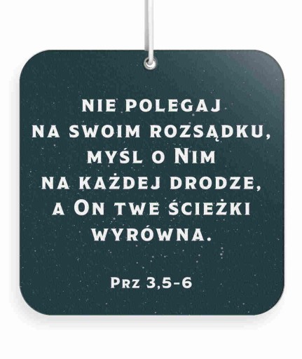 Vonný prívesok - Dôvera v Pána