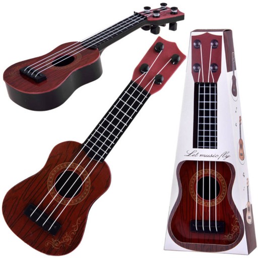 Mini UKULELE GUITAR 25cm gadget na hudobný nástroj