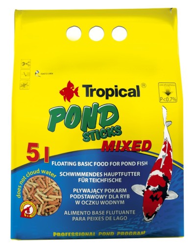 Tropical Pond Sticks mix 5l/400g vrece