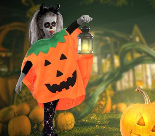 TEKVICOVÝ OUTFIT JEDNORÁZOVÝ HALLOWEEN TEKVICOVÝ KROJ VITAMÍNY JESEŇ + KLOBÚK
