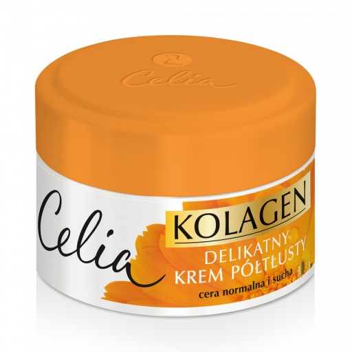 Celia Kolagen nechtíkový krém na tvár + kolagén