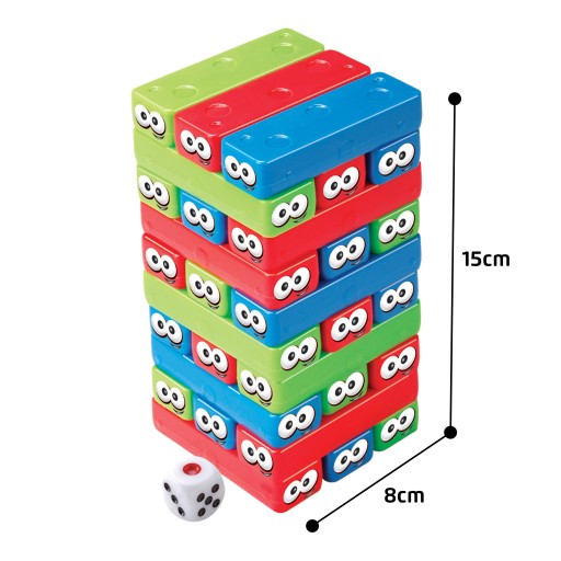 Wobble Tower Puzzle WORMS Arkádová hra WOOPIE 4+