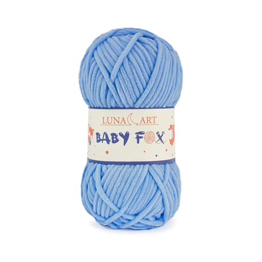 Priadza Luna Art Baby Fox 100-50 modrá
