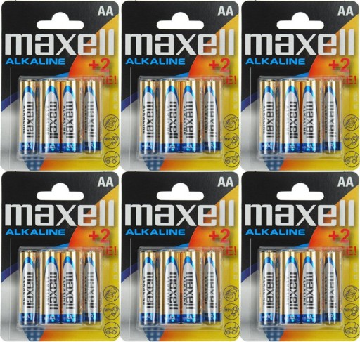 Alkalická batéria LR6 / AA Maxell (blister 4 ks)