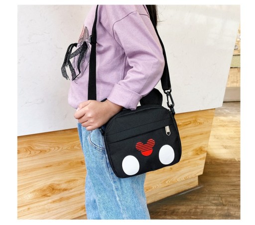Dievčenská mini kabelka Minnie Mouse, ČIERNA