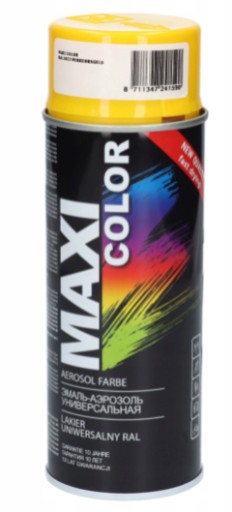 MAXI COLOR RAL 1023 FARBA LAK ŽLTÝ SPREJ 400ML