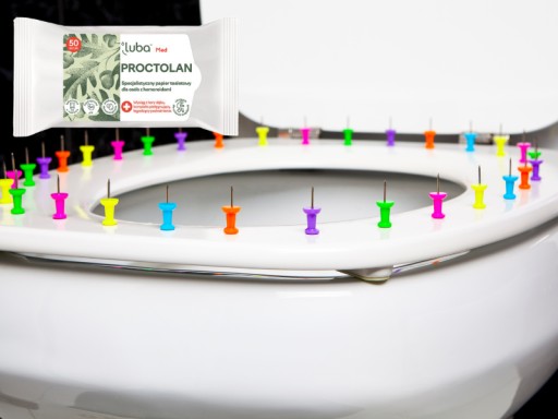 Luba Proctolan vlhčený papier 50 ks s chlopňou
