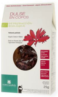 Sušené Dulse BIO morské riasy 25 g Porto Muinos