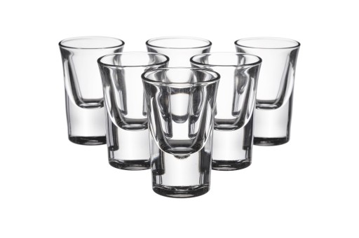 SADA POHÁROV NA LIKERY VODKA 28ml SADA 6 ks