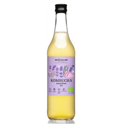 Bio bezlepková levanduľová kombucha 500ml