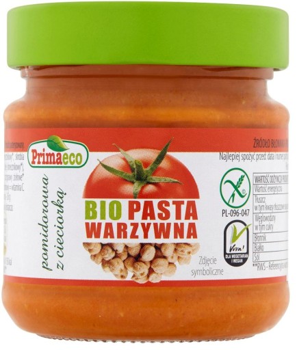 PRIMAVIKA Bezlepkový paradajkovo-cícerový pretlak (160g) - BIO